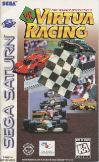 Virtua Racing PAL Sega Saturn PAL box art